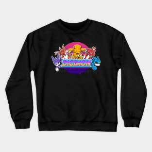 Digital monsters world Crewneck Sweatshirt